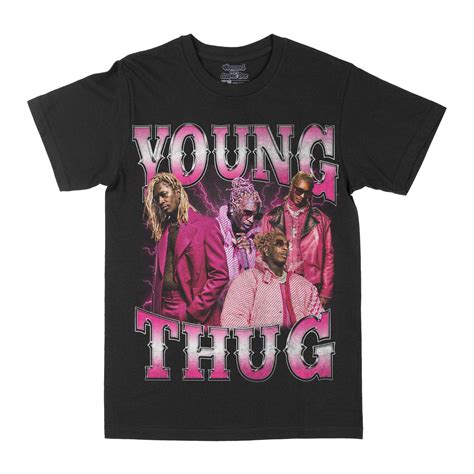 young thug graphic tee pink.